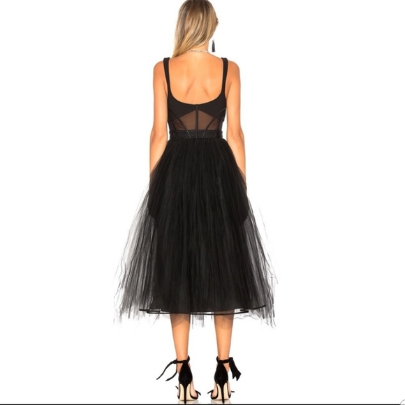 CINQ A SEPT EVANGELINE DRESS sz 6 tulle gown - Picture 3 of 14